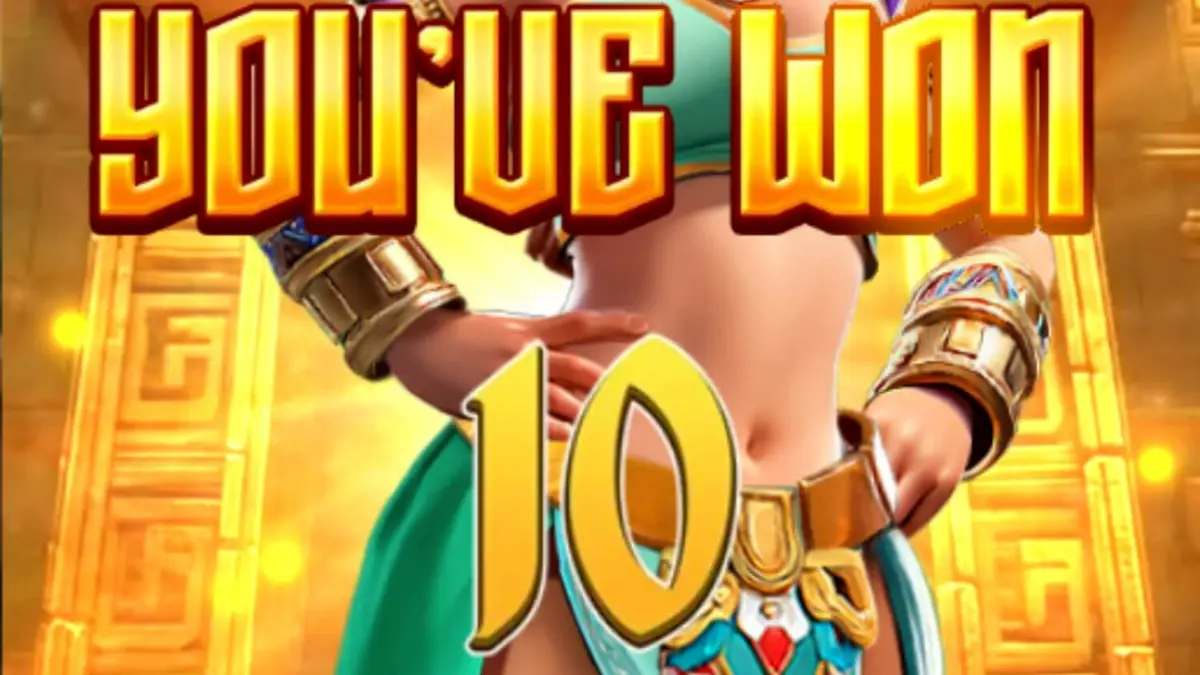 Cena de jogo do slot Legacy of Aztec com templos e símbolos dourados